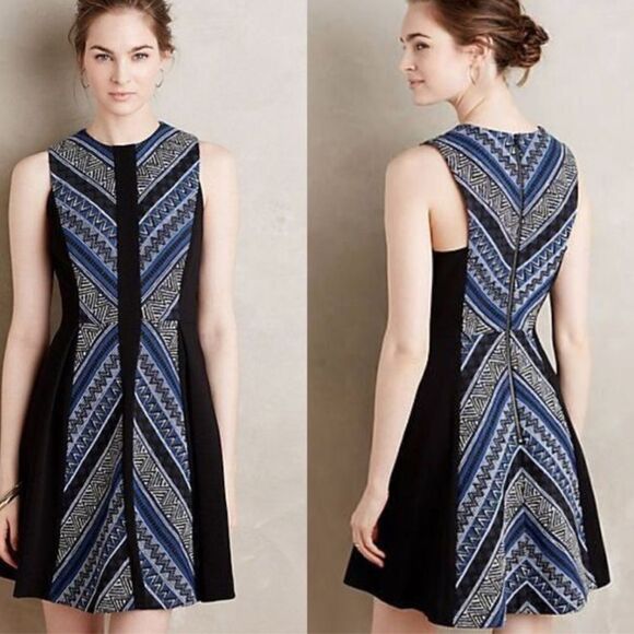 Adelyn Rae Dress Womens Size large sheath cotton Blend Sleeveless embroidered - Picture 1 of 13